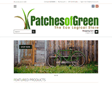 Tablet Screenshot of patchesofgreen.com